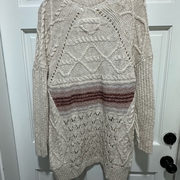 Anthropologie PILCRO Jemma Cable Knit Open Cardigan Sweater, Size XS S Small - Picture 6 of 8